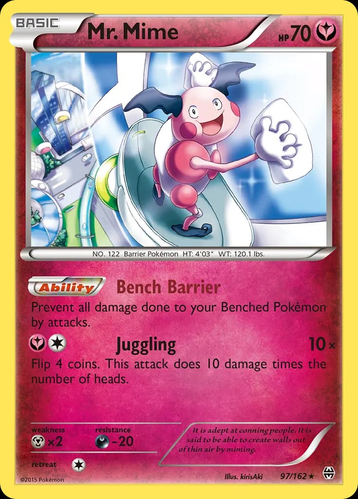 Mr. Mime — BREAKthrough 97 Pokémon card