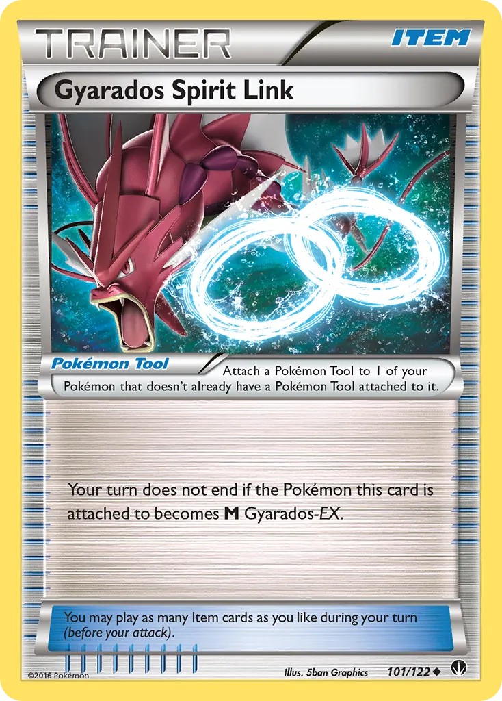 Gyarados Spirit Link — BREAKpoint 101 Pokémon card