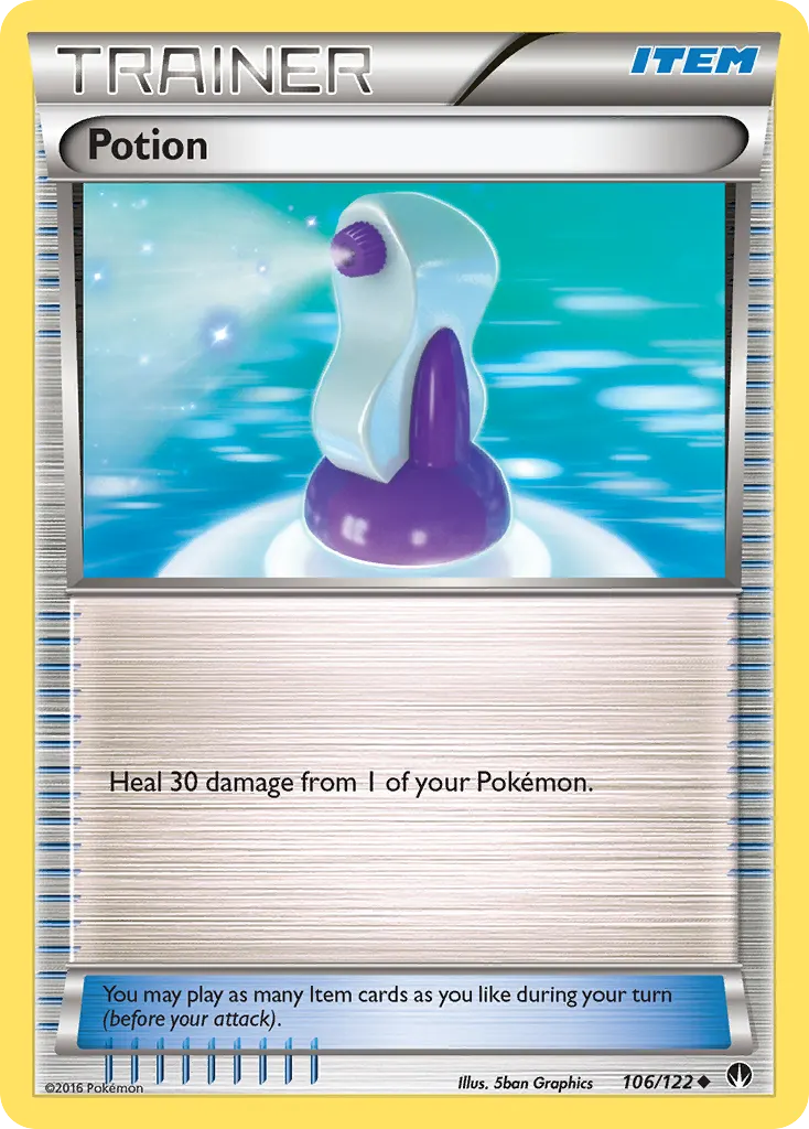 Potion — BREAKpoint 106 Pokémon card