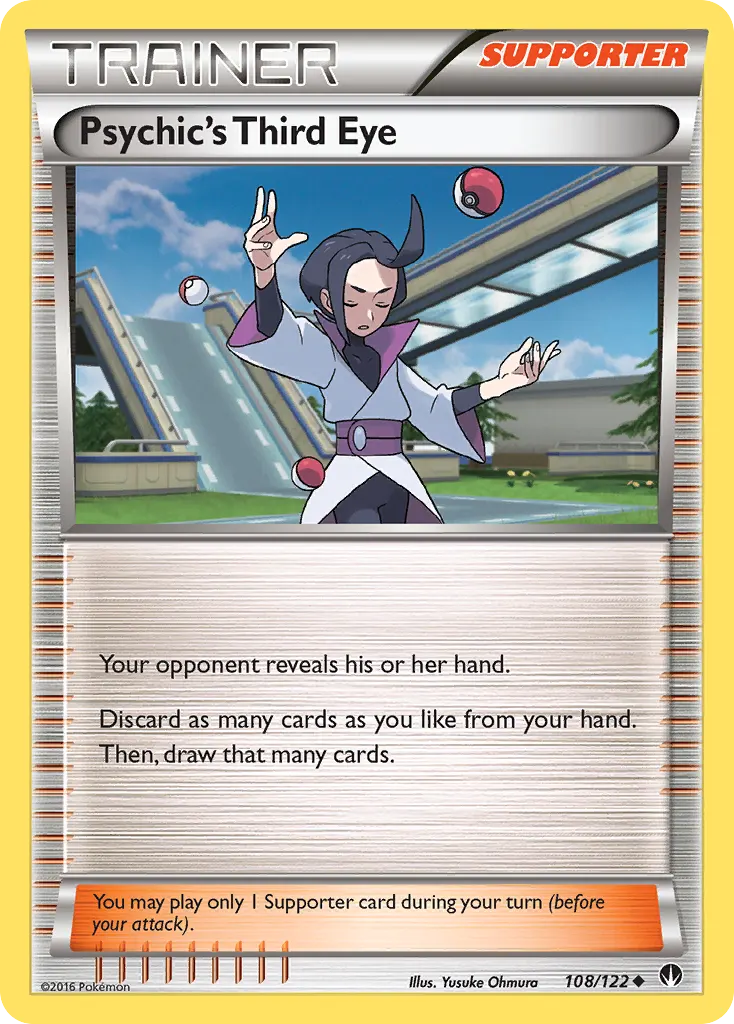 Psychic's Third Eye — BREAKpoint 108 Pokémon card