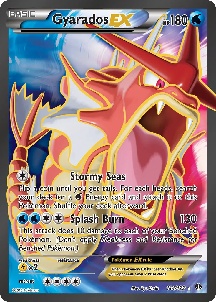 Gyarados-EX — BREAKpoint 114 Pokémon card