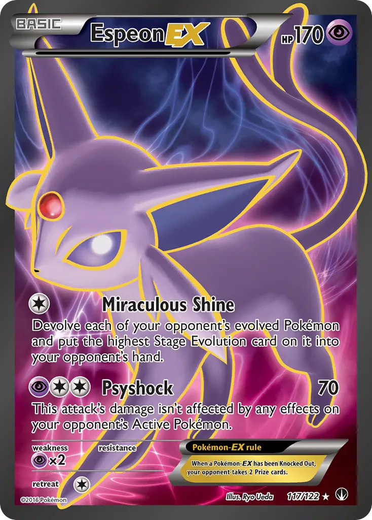 Espeon-EX — BREAKpoint 117 Pokémon card