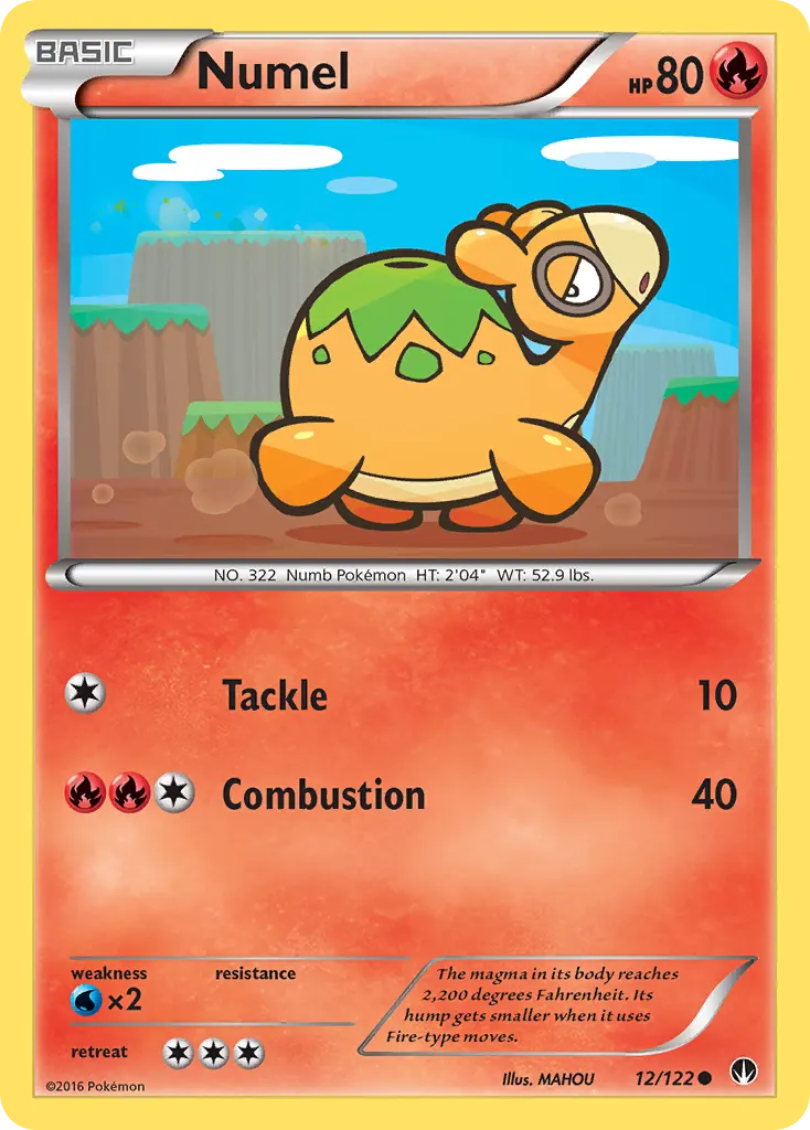 Numel — BREAKpoint 12 Pokémon card