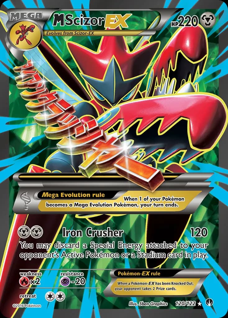 M Scizor-EX — BREAKpoint 120 Pokémon card