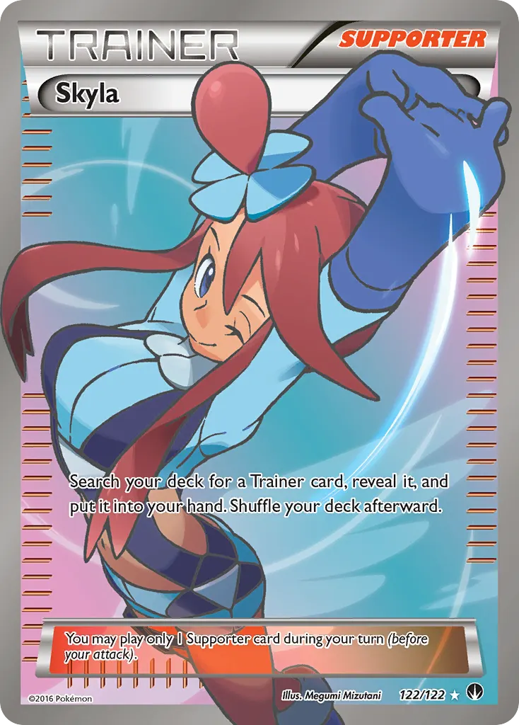 Skyla — BREAKpoint 122 Pokémon card