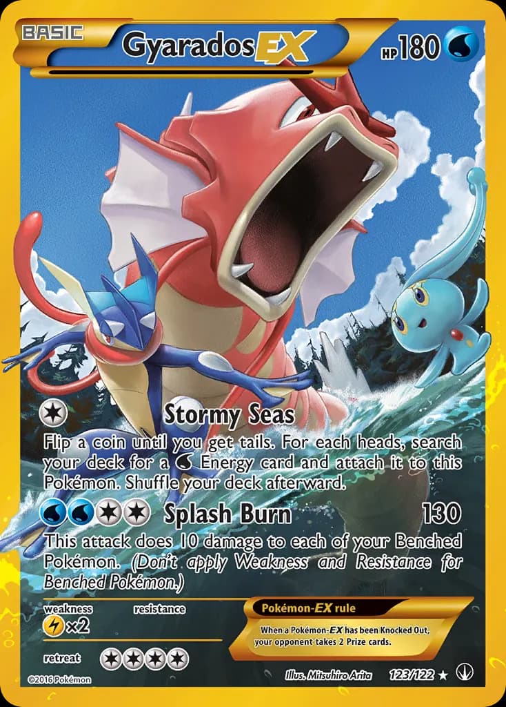 Gyarados-EX — BREAKpoint 123 Pokémon card