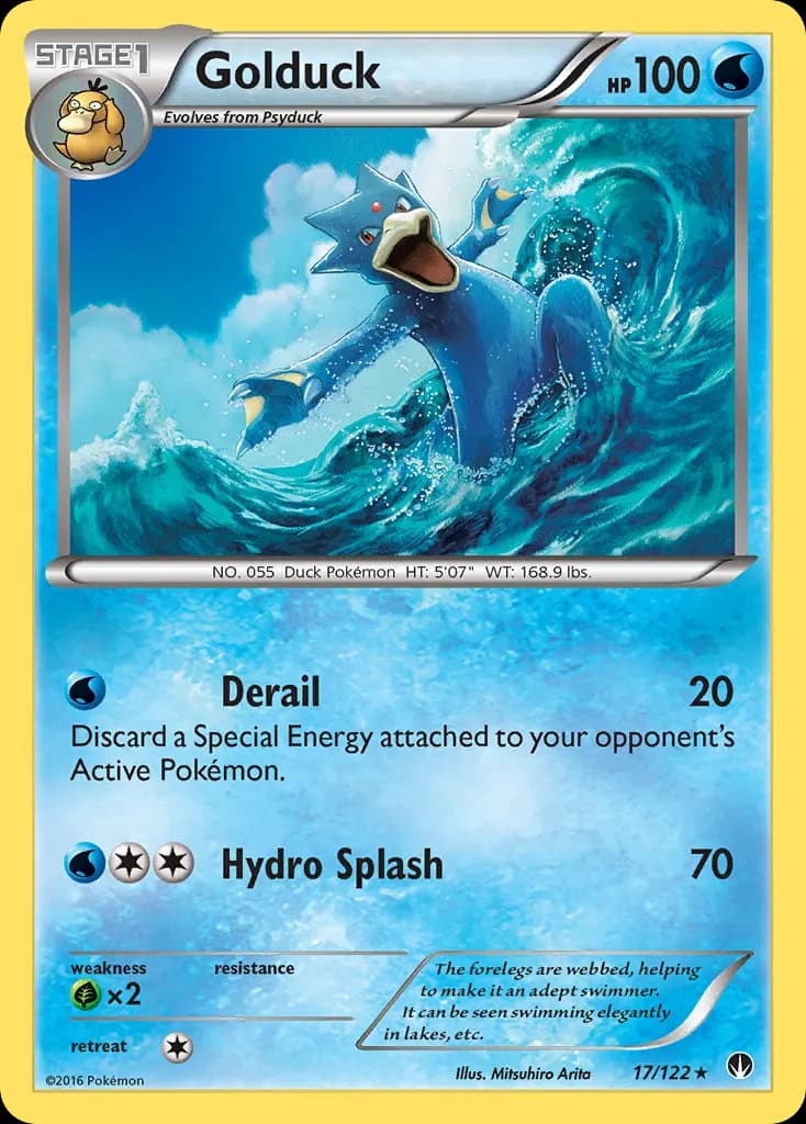 Golduck — BREAKpoint 17 Pokémon card