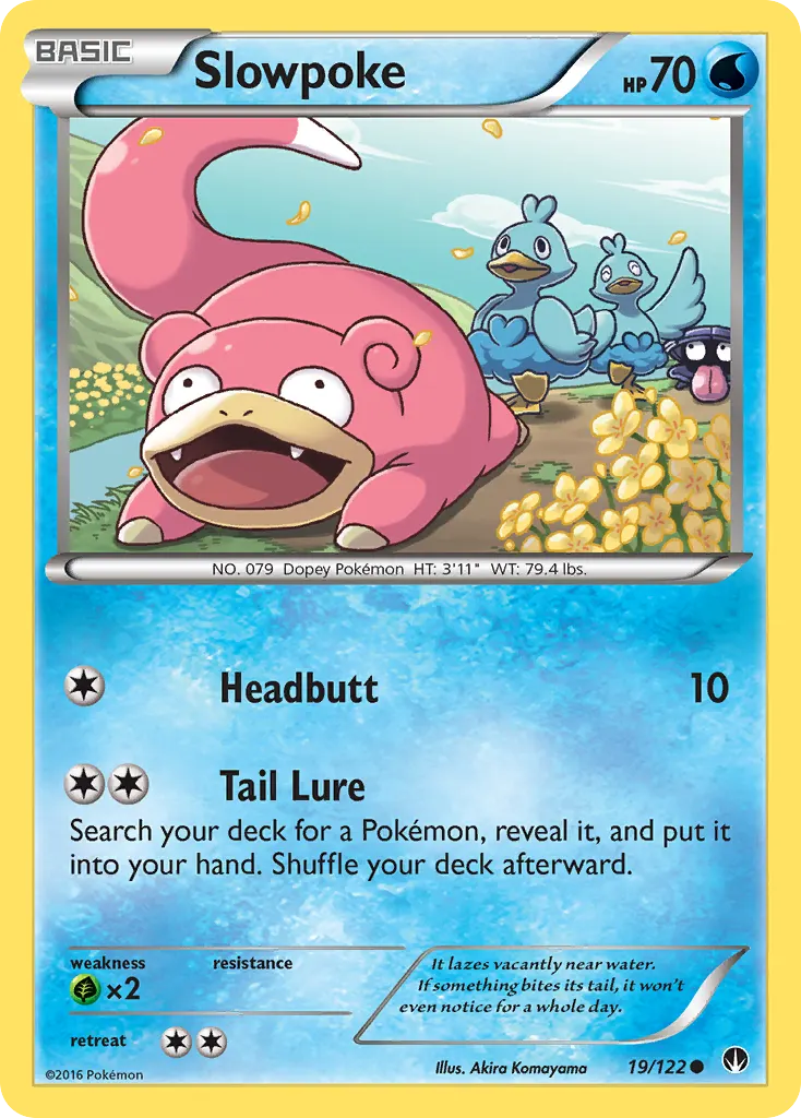 Slowpoke — BREAKpoint 19 Pokémon card
