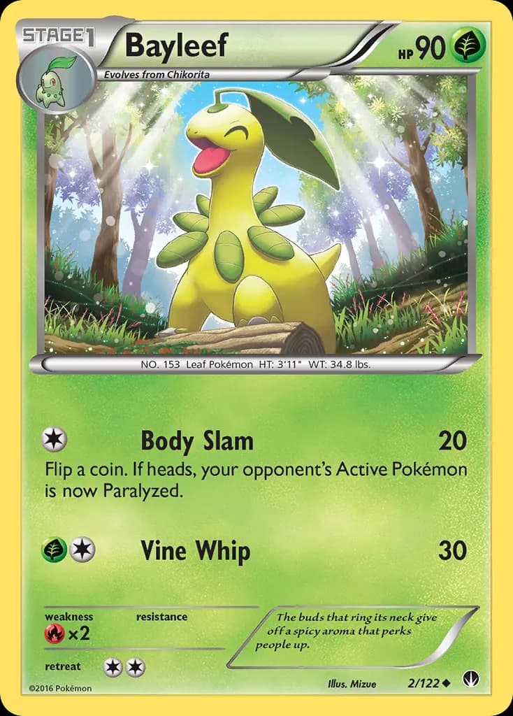 Bayleef — BREAKpoint 2 Pokémon card