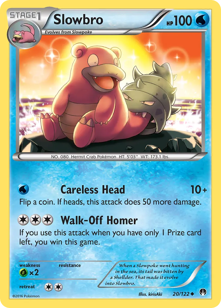 Slowbro — BREAKpoint 20 Pokémon card