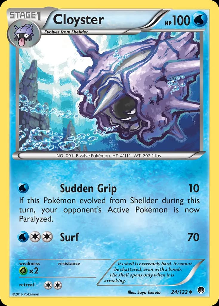 Cloyster — BREAKpoint 24 Pokémon card