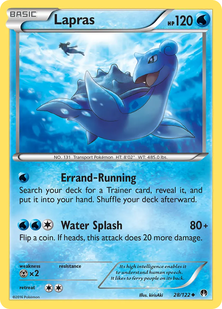 Lapras — BREAKpoint 28 Pokémon card