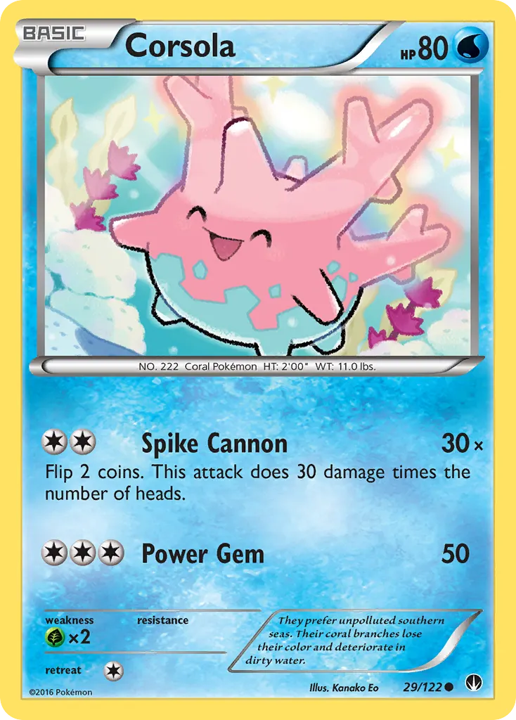 Corsola — BREAKpoint 29 Pokémon card