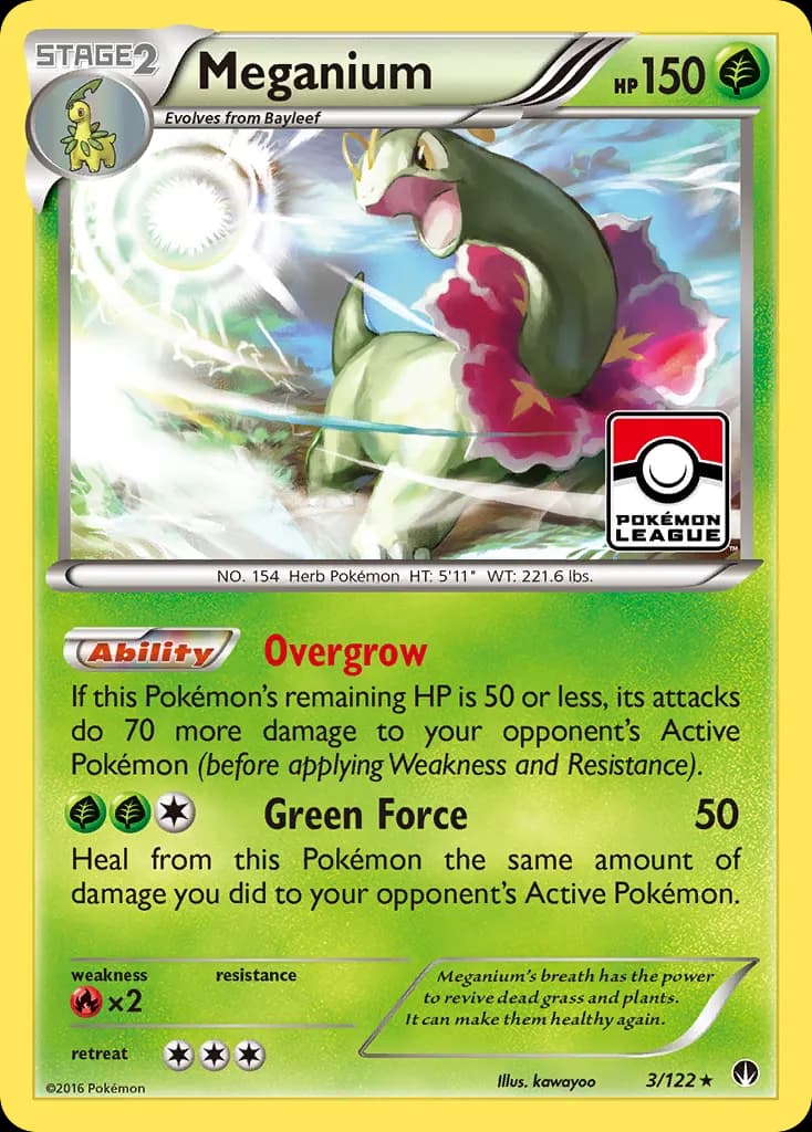 Meganium — BREAKpoint 3 Pokémon card