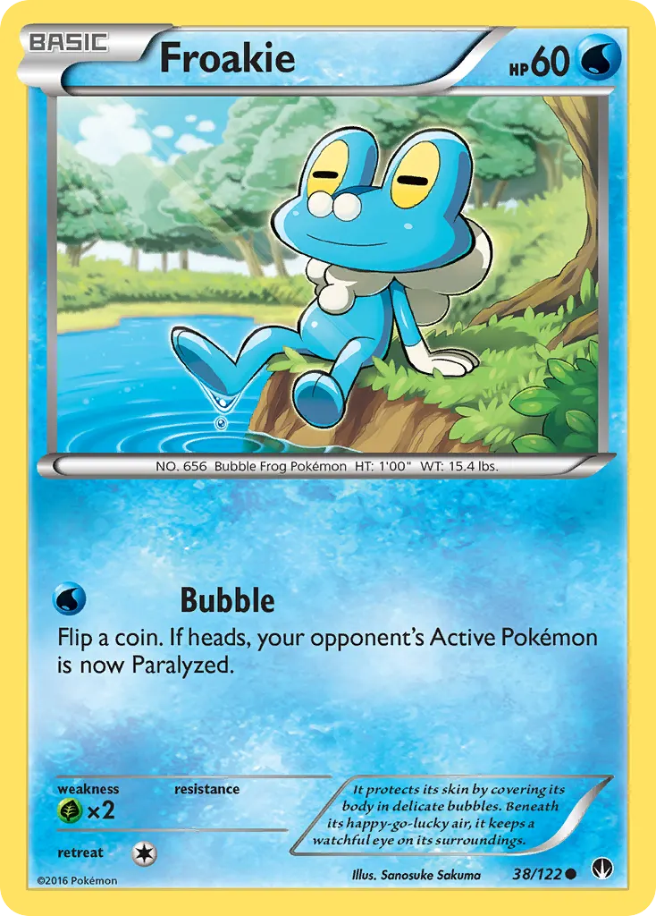 Froakie — BREAKpoint 38 Pokémon card