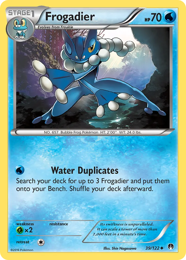 Frogadier — BREAKpoint 39 Pokémon card