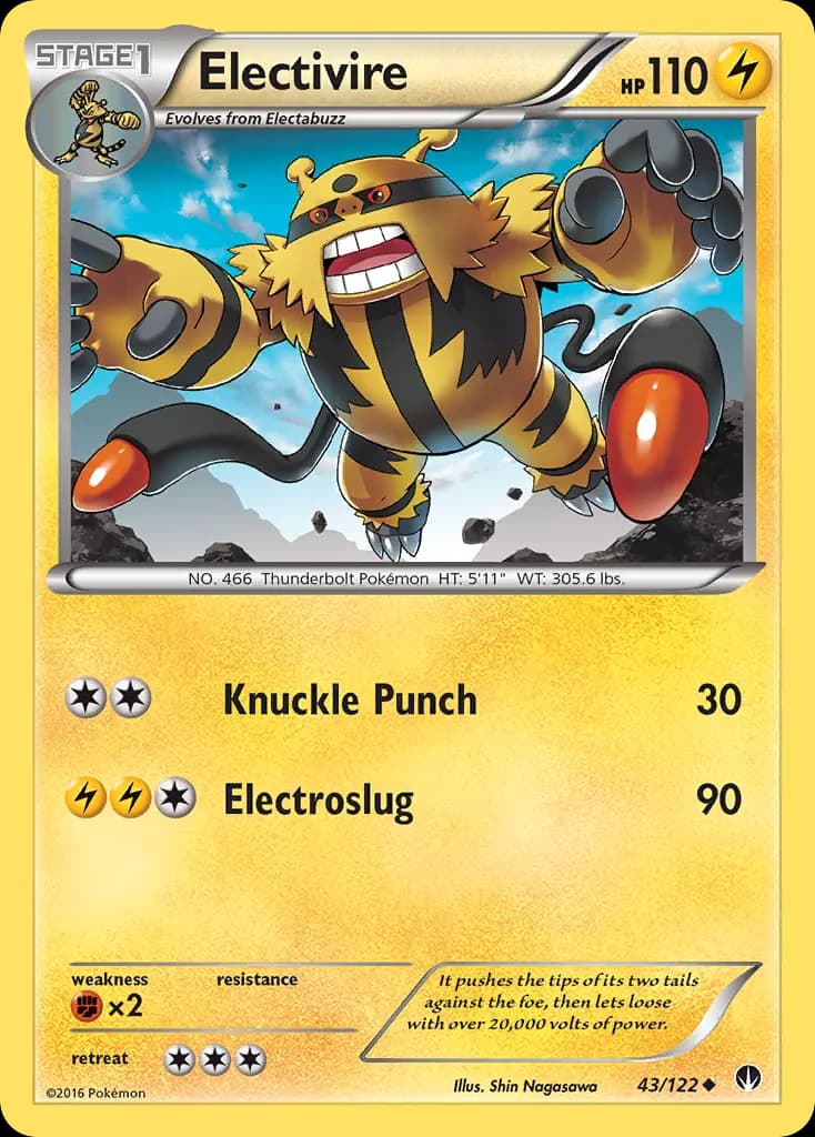 Electivire — BREAKpoint 43 Pokémon card
