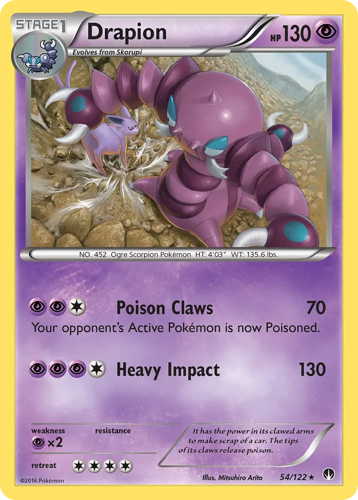 Drapion — BREAKpoint 54 Pokémon card