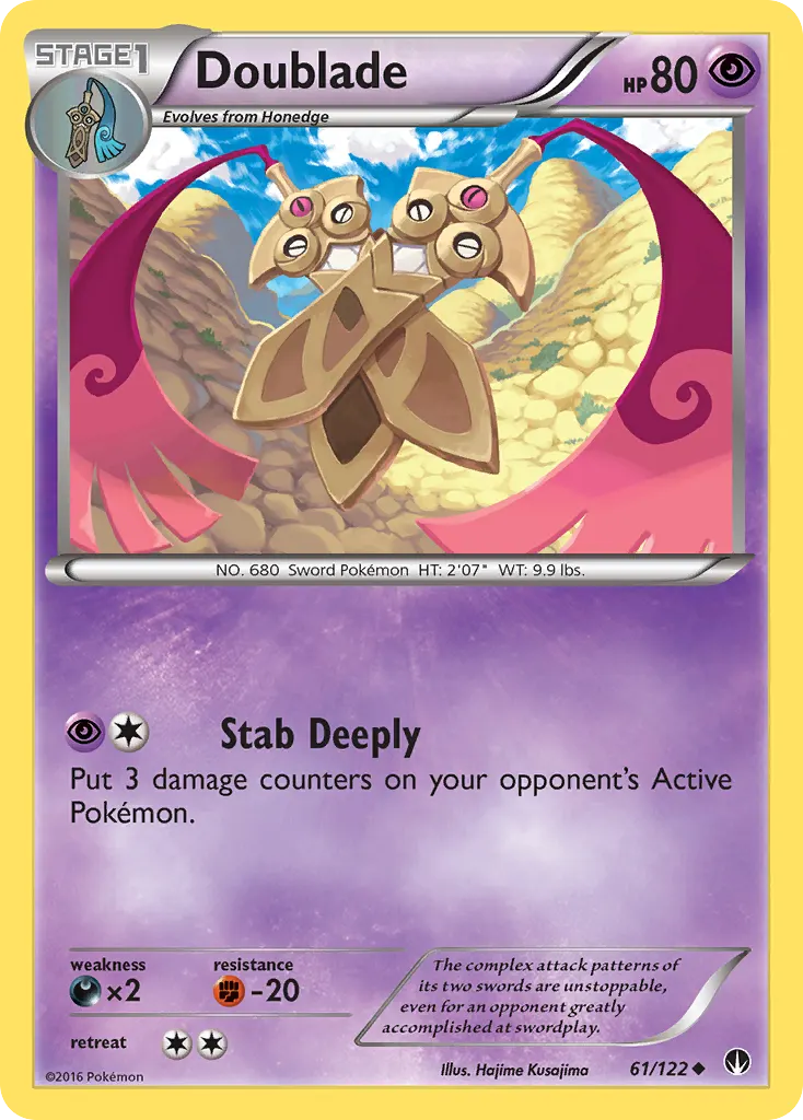 Doublade — BREAKpoint 61 Pokémon card