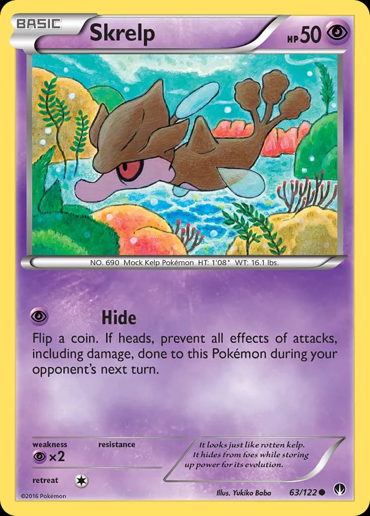 Skrelp — BREAKpoint 63 Pokémon card