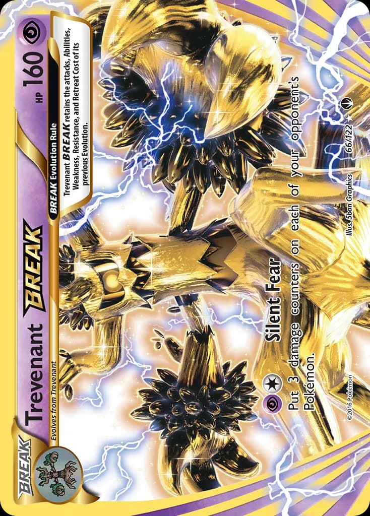 Trevenant BREAK — BREAKpoint 66 Pokémon card
