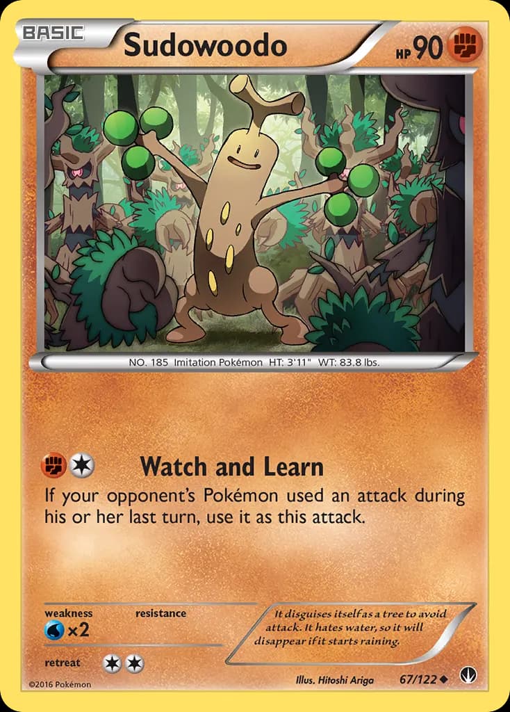 Sudowoodo — BREAKpoint 67 Pokémon card