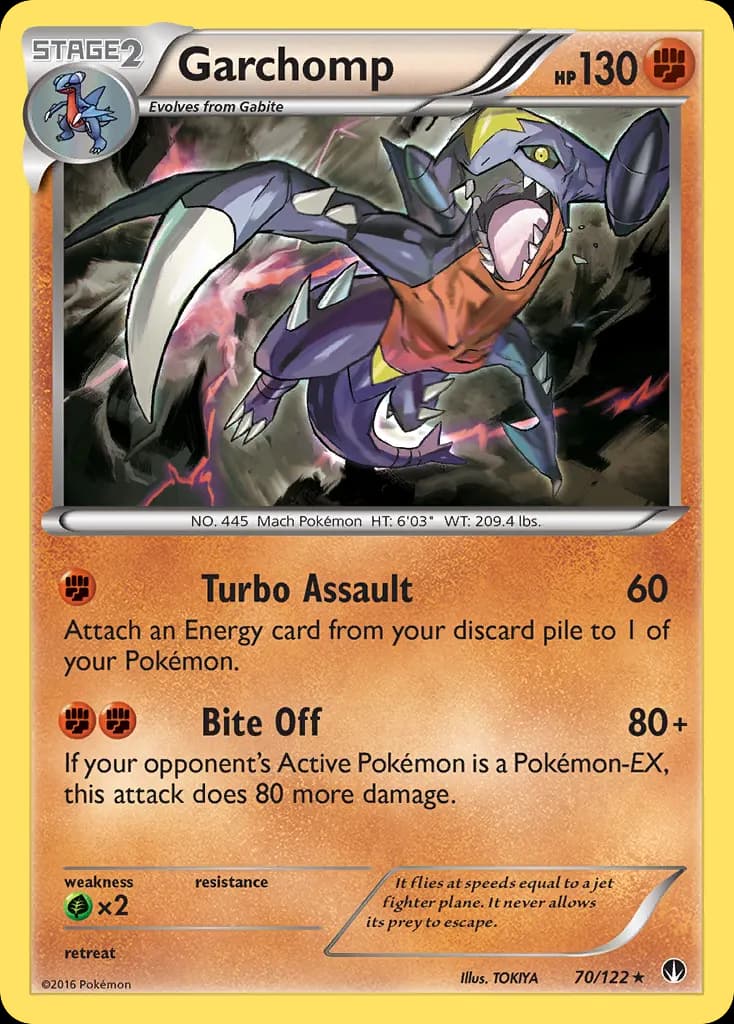 Garchomp — BREAKpoint 70 Pokémon card