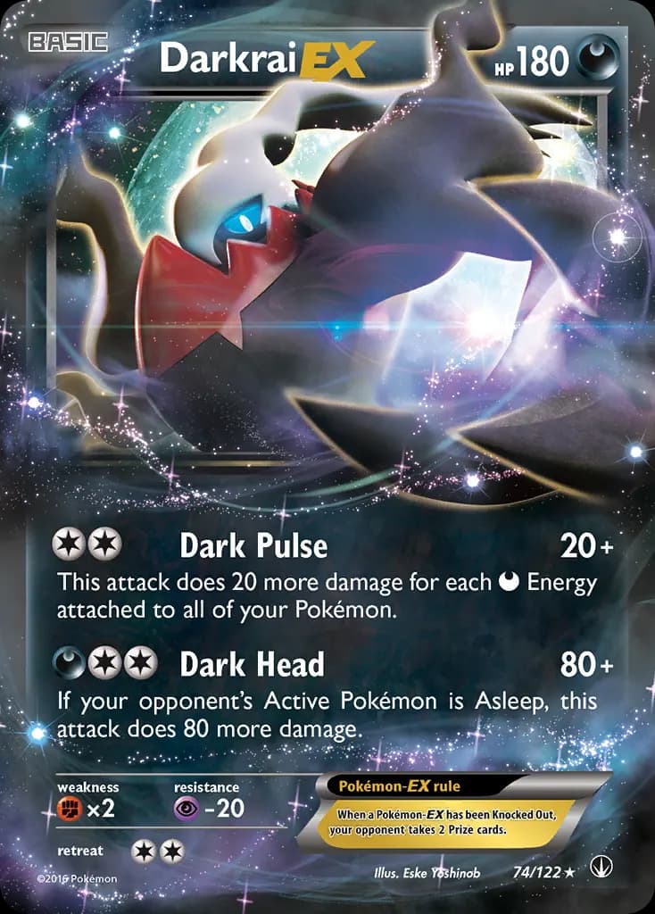 Darkrai-EX — BREAKpoint 74 Pokémon card