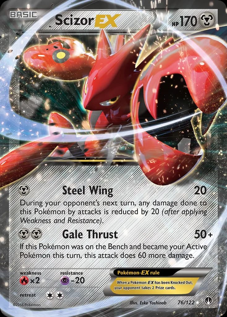 Scizor-EX — BREAKpoint 76 Pokémon card