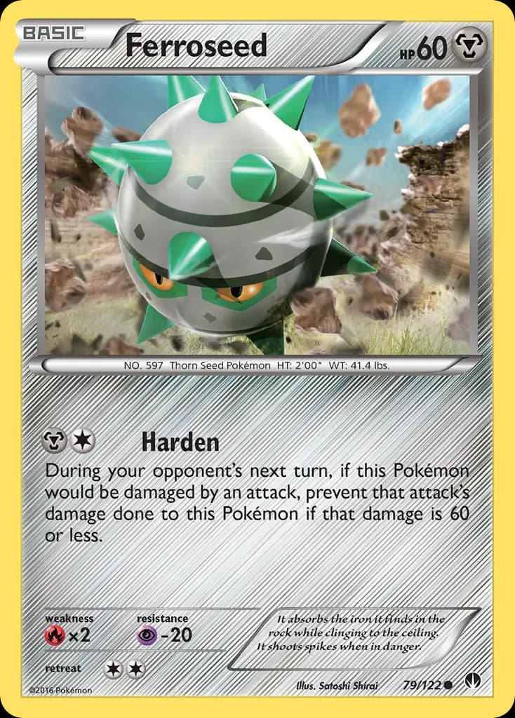 Ferroseed — BREAKpoint 79 Pokémon card