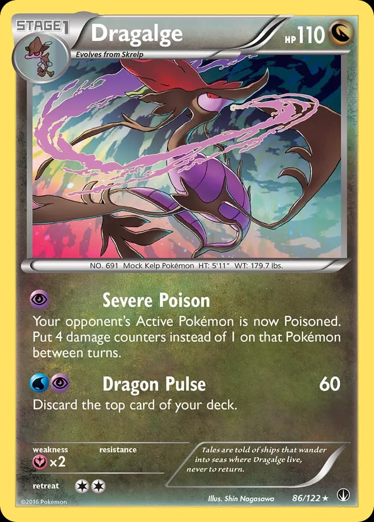 Dragalge — BREAKpoint 86 Pokémon card