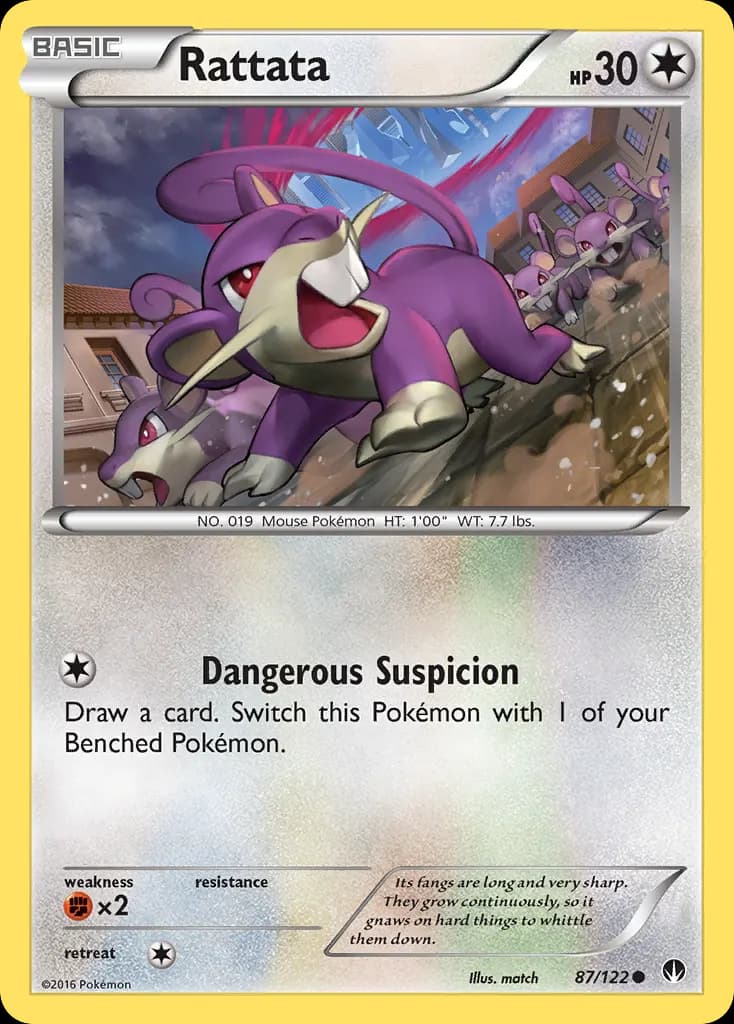 Rattata — BREAKpoint 87 Pokémon card