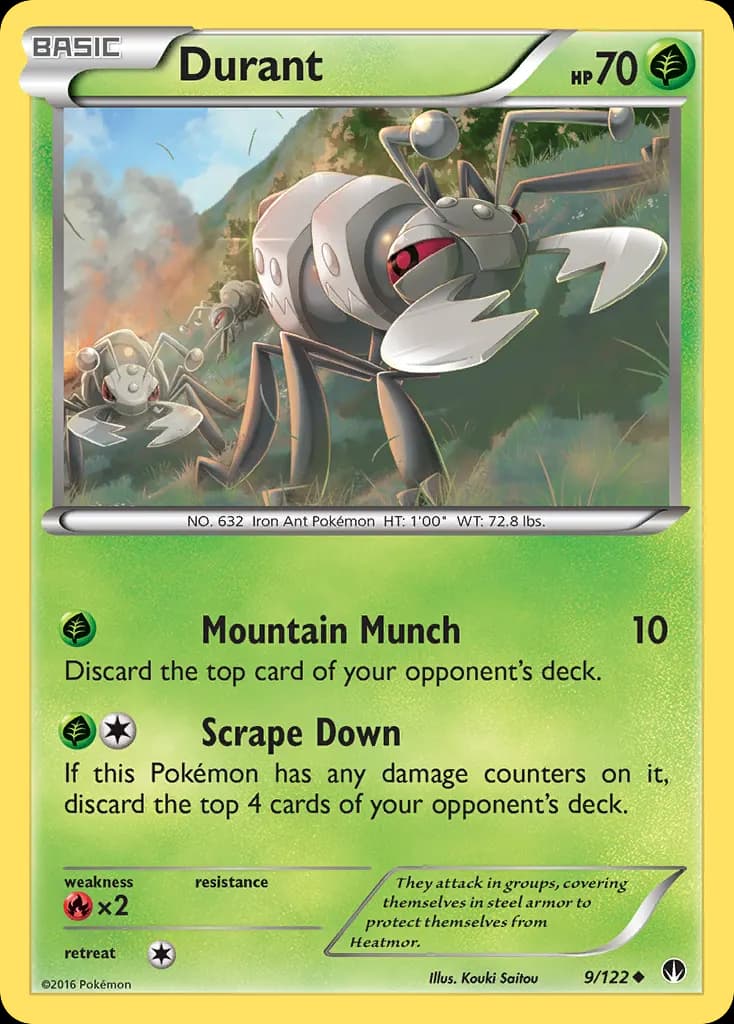 Durant — BREAKpoint 9 Pokémon card