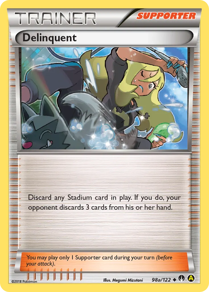 Delinquent — BREAKpoint 98a Pokémon card