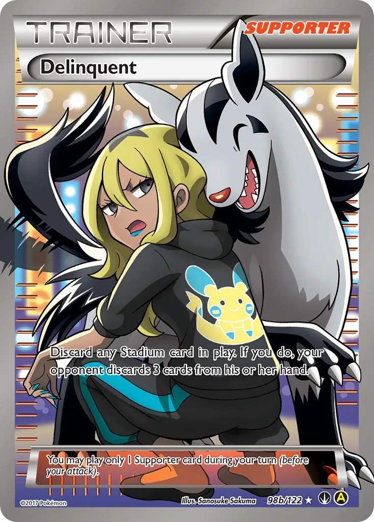 Delinquent — BREAKpoint 98b Pokémon card