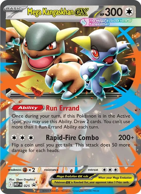 Mega Kangaskhan ex - 025 — Mega Evolution Promo 25 Pokémon card
