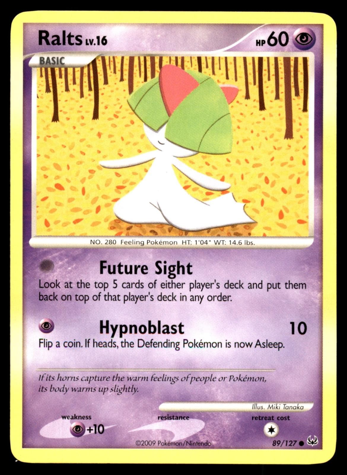 Ralts 89/127 Common Platinum Pokemon MP