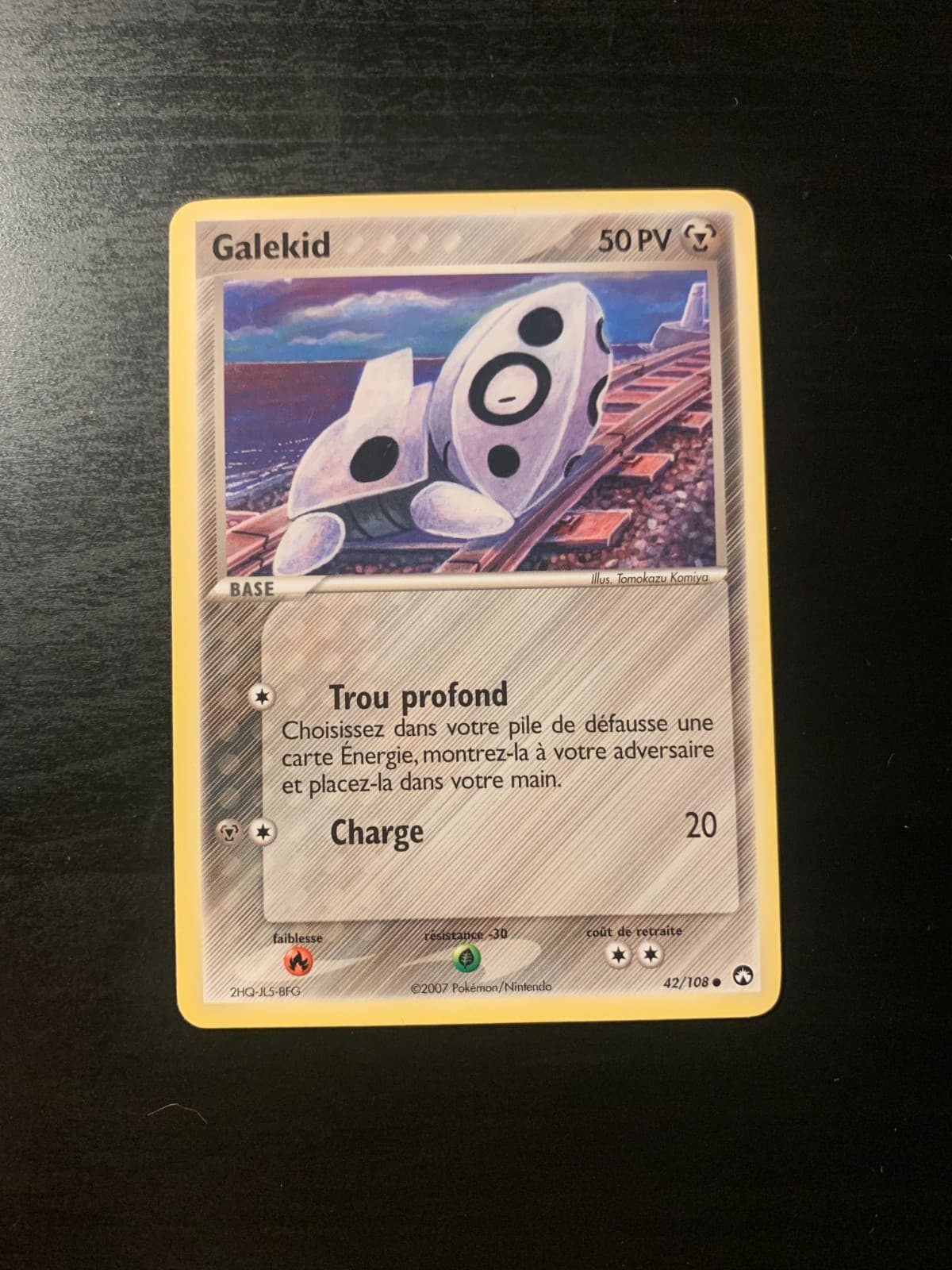 Carte Pokémon COMMUNE Galekid 42/108 EX Gardiens du Pouvoir Bloc EX Français