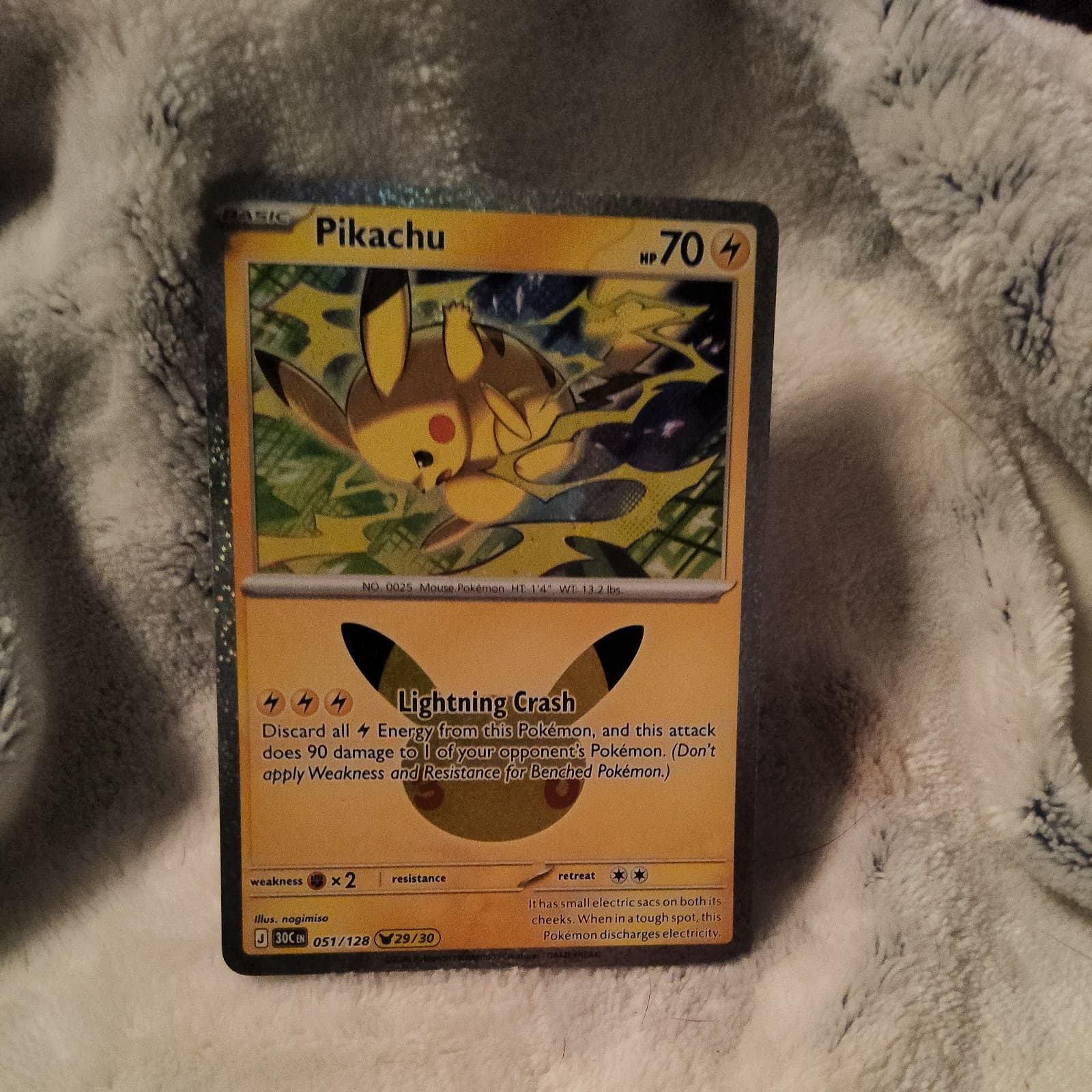 The Pokémon Company 30th Celebration Pikachu 51/128
