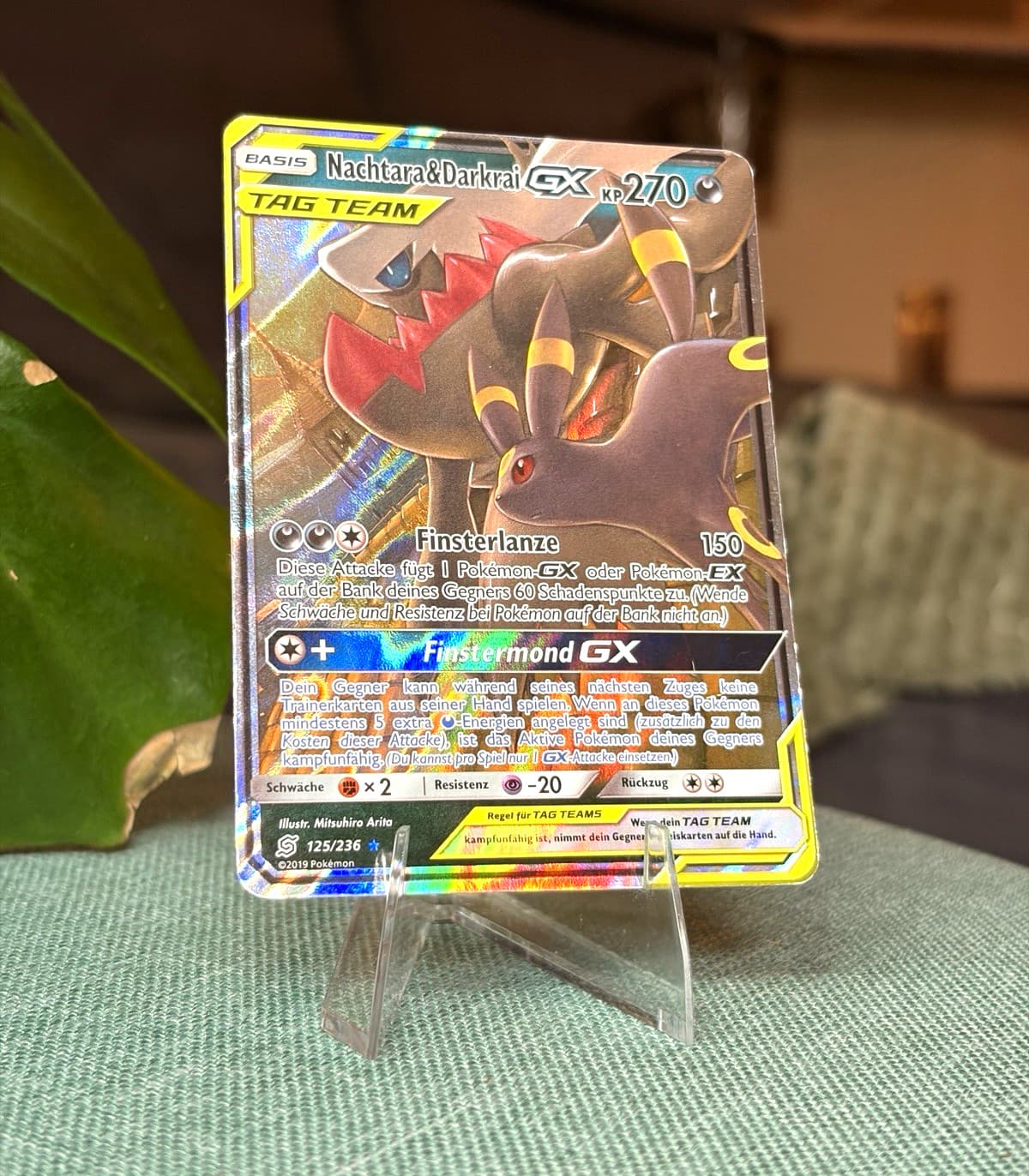 Pokémon TCG Nachtara & Darkrai GX TAG TEAM 125/236 DE Holo 270 KP BdG