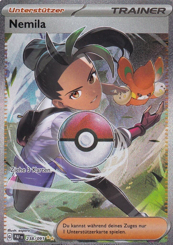 Nemila 238/091 Special Illustration Rare Paldeas Schicksale Pokemon Deutsch