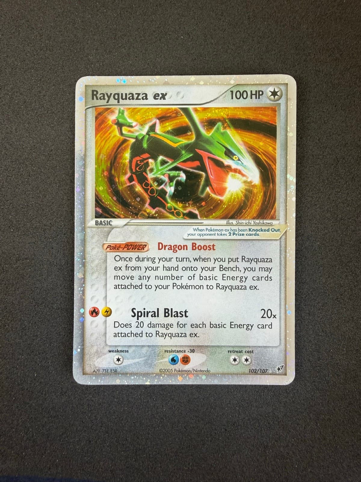 Pokemon Rayquaza ex 102/107 Deoxys Holo NM