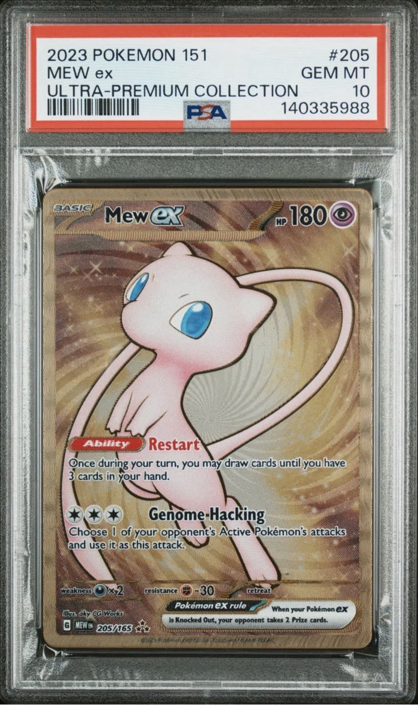 2023 POKEMON 151 ULTRA-PREMIUM COLLECTION #205 MEW EX PSA 10