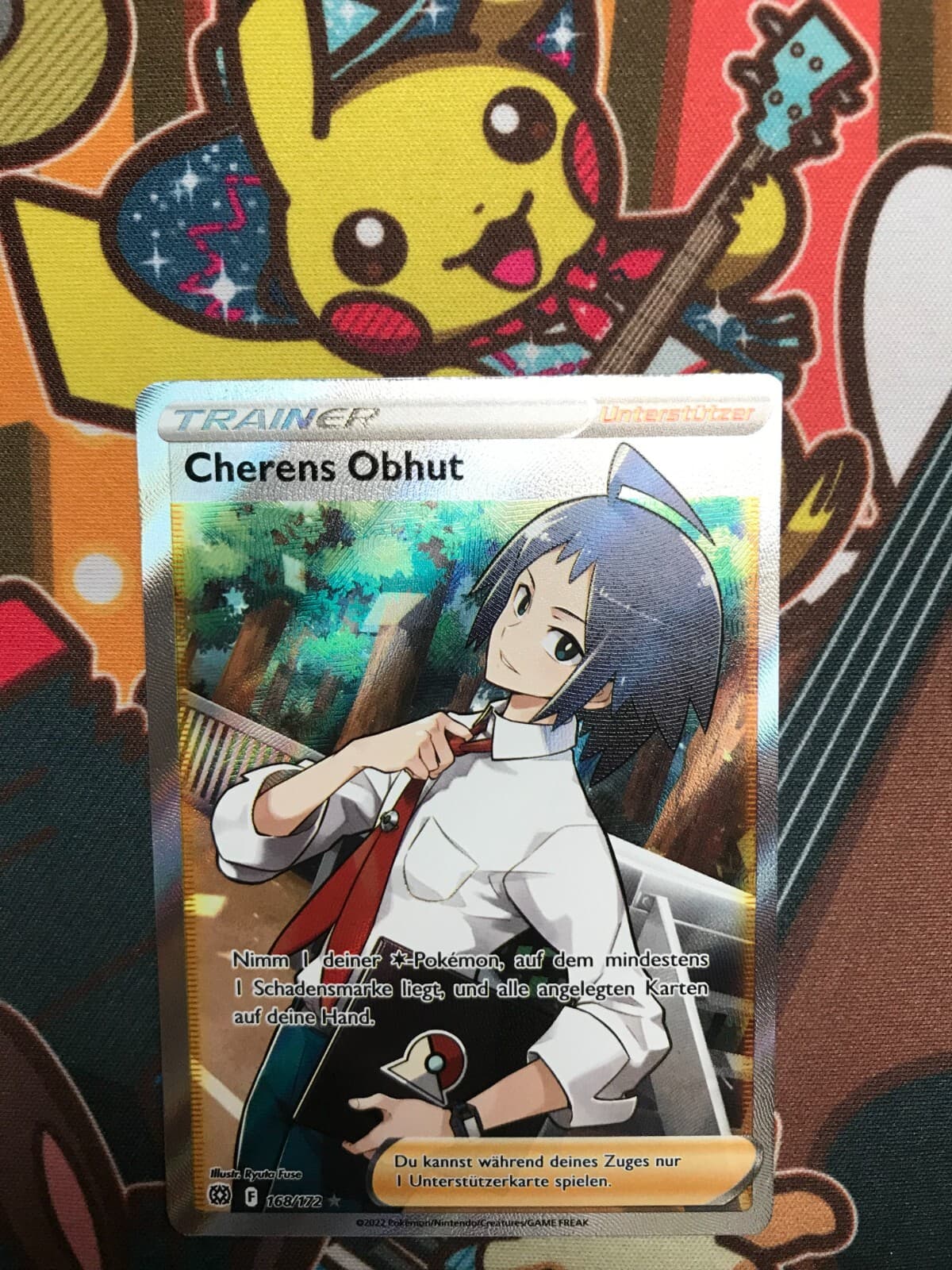 Cherens Obhut 168/172 Strahlende Sterne deutsch Pokemon Karten NM