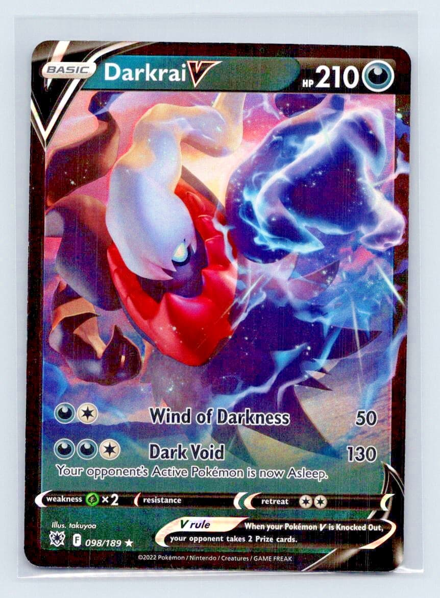 Darkrai V 98/189 Astral Radiance Ultra Rare Pokémon Card