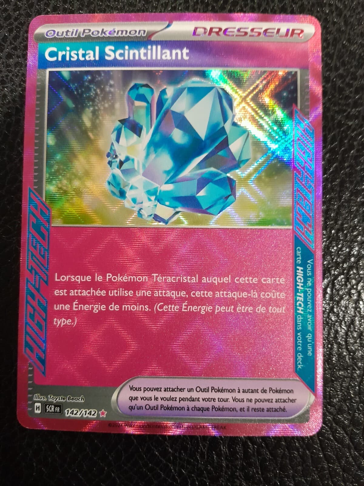 Carte Pokémon - CRISTAL SCINTILLANT 142/142 COURONNE STELLAIRE NEUVE FR