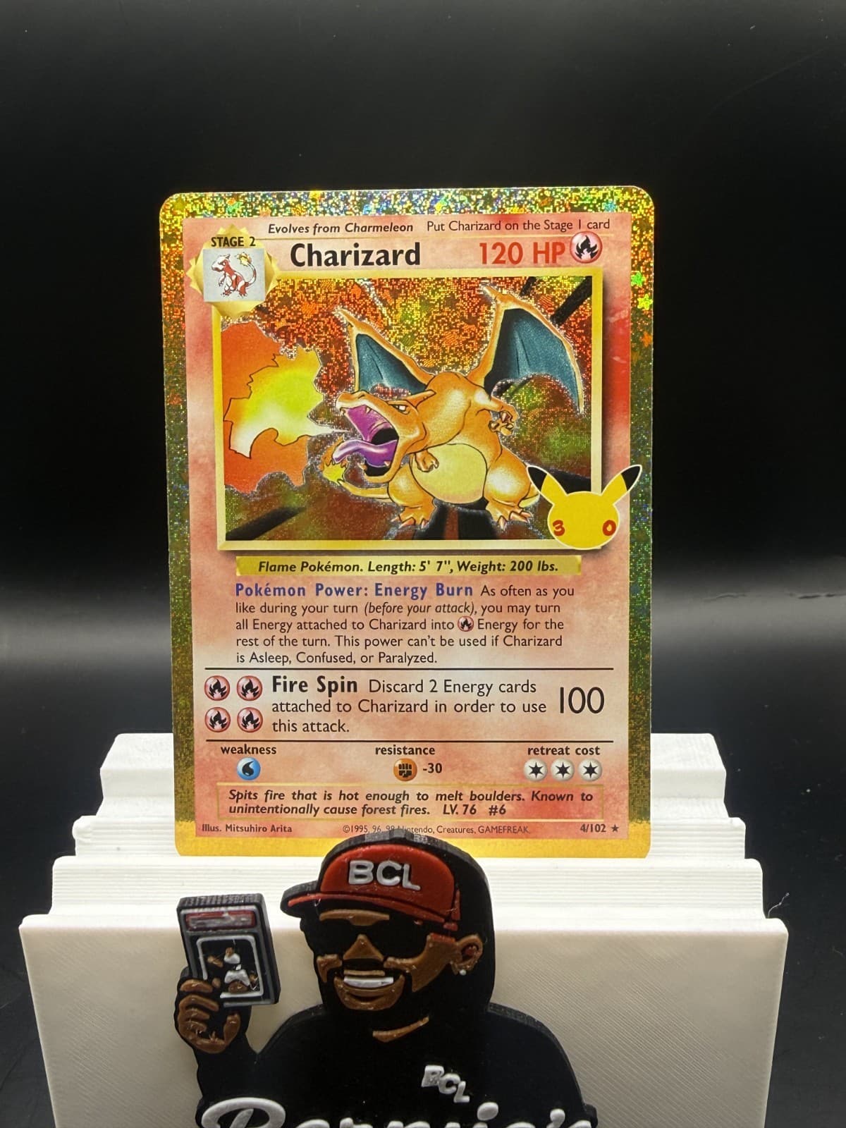 Pokemon Charizard 4/102 30th Anniversary Celebration "Classic Collection" NM