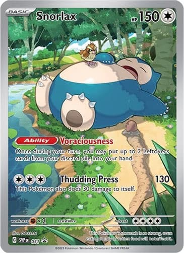 Pokemon Snorlax Scarlet & Violet: Black Star Promos 051 Holofoil NM Promo
