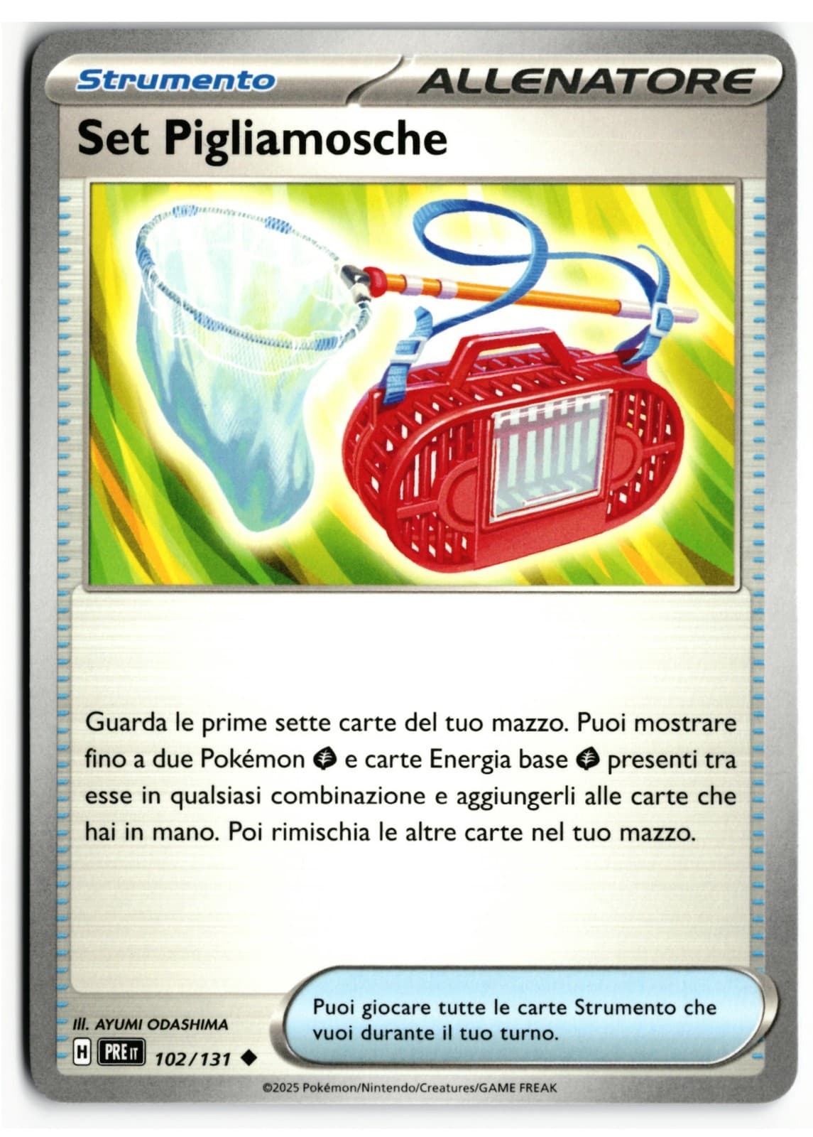 Pokémon Set Pigliamosche 102/131 Evoluzioni Prismatiche ITA Near Mint Non Comune