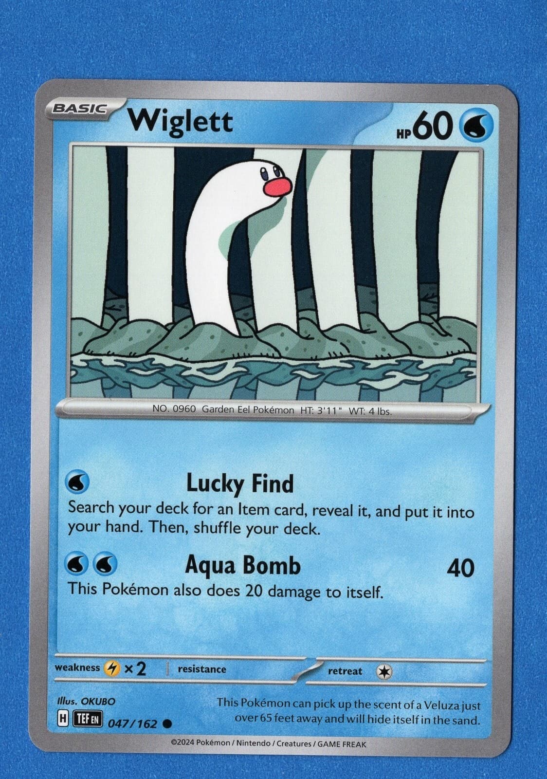 Wiglett - TEF - Temporal Forces - 47/162 - Pokemon